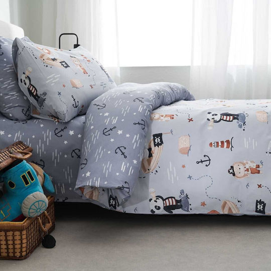 Vesta Home Σετ Μονά Pirate Μπλε 175x255cm
