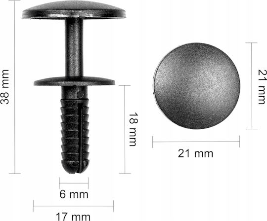 Universal 6 Mm Polstererweiterungs-Klammer