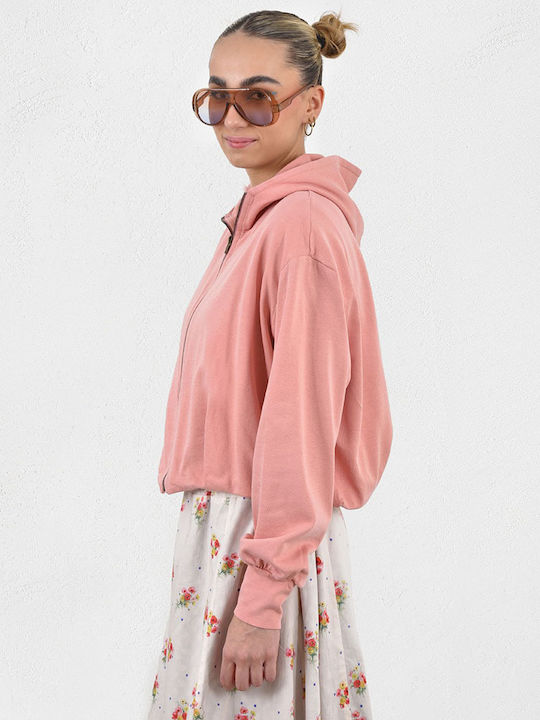 Κοντή Γυναικεία Ζακέτα Cashmere Rose