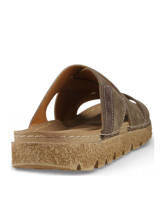 Herrensandalen in Brauner Farbe