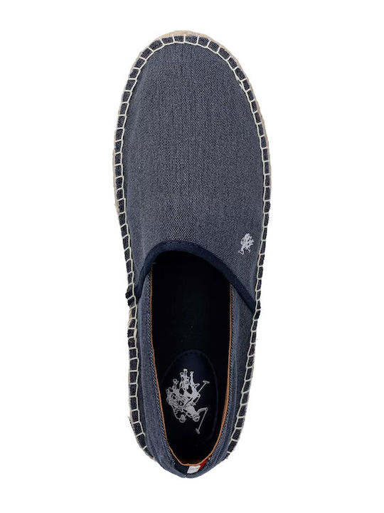 Fabric Men's Espadrilles in Blue Colour