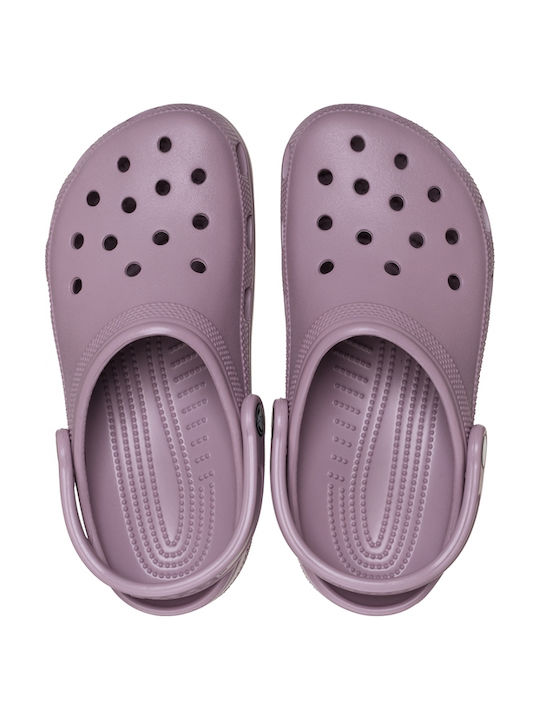 Crocs Classic Γυναικεία Ανατομικά Σαμπό Μωβ Crocs Classic Γυναικεία Ανατομικά Σαμπό Μωβ