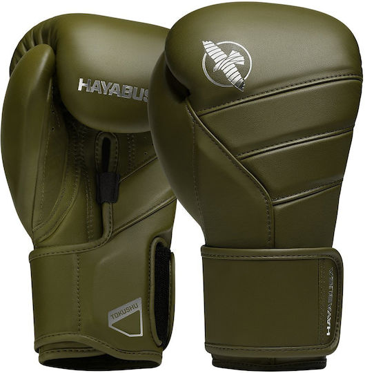 Hayabusa T3 Kanpeki Mănuși de Box din Piele pentru Competiție Verzi