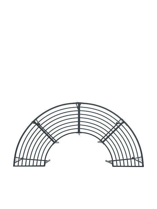 Metallisches Gartenbank Grau 160x80x44cm