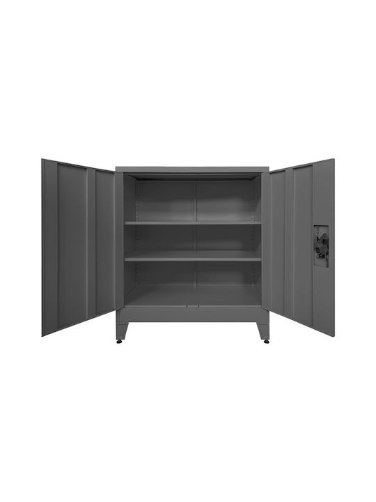Double-leaf Armon Metal Outdoor Cabinet 90x45x100 cm