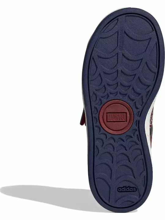 Grand Court Kids Sneakers with Hoop & Loop Closure Blue