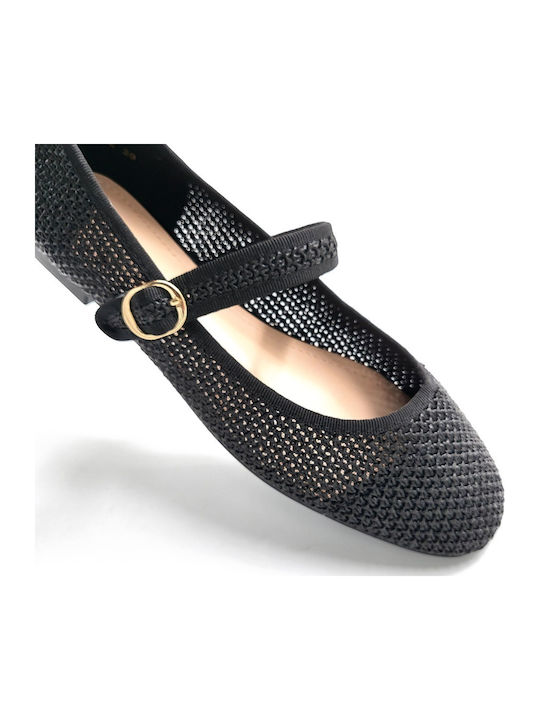 Women's Ballerina Shoes in Black Colour