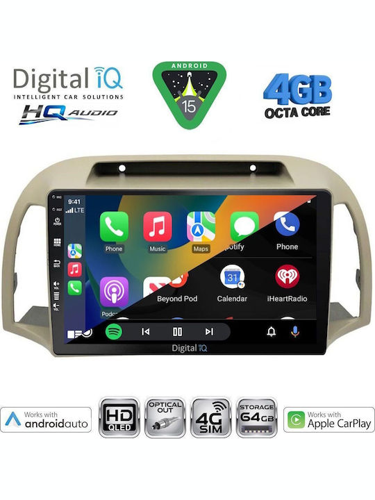 Digital IQ Car Audio System for Nissan Navara 2016 with Touch Screen 10" Bluetooth USB Wi-Fi GPS Apple CarPlay Android Auto