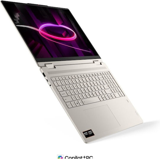 Lenovo Yoga 7 2-in-1 16AGP11 16" OLED FHD+ Touchscreen (Ryzen AI 300 Series-445/24GB/1TB SSD/W11 Home) Seashell (International English Keyboard)