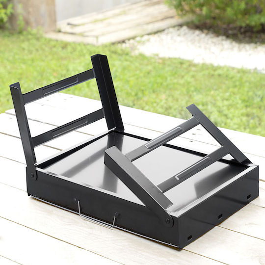 Tragbarer Holzkohlegrill 27x27cm