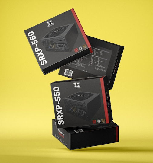 Serioux 550W Sursă de Alimentare Neagră Full Wired 80 Plus Bronze (SRXP-550)