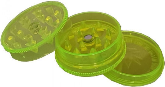 Râșniță Tutun Gr-04 Perfect Plastic Grinder 42mm 3 Părți Cutie 12 Buc