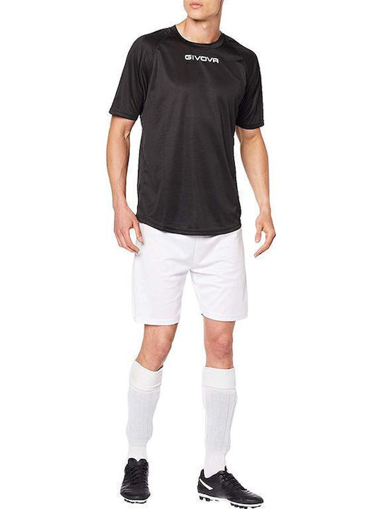 Sportliches Herrenbluse T-Shirt Schwarz