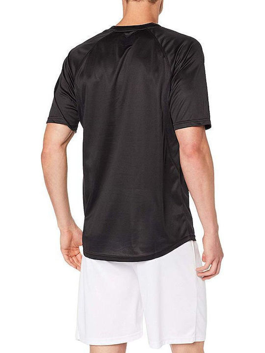 Sportliches Herrenbluse T-Shirt Schwarz