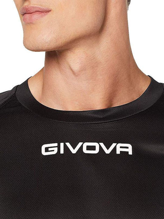 Sportliches Herrenbluse T-Shirt Schwarz