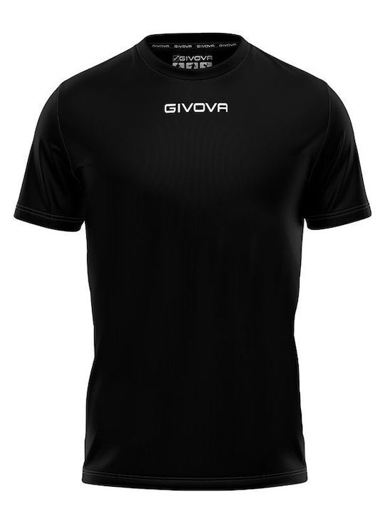 Sportliches Herrenbluse T-Shirt Schwarz