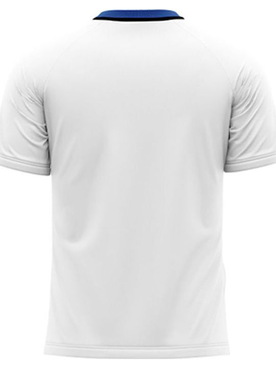 Αθλητικό T-shirt White/black/blue