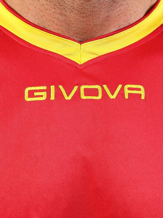 Tricou Sport Roșu/Galben