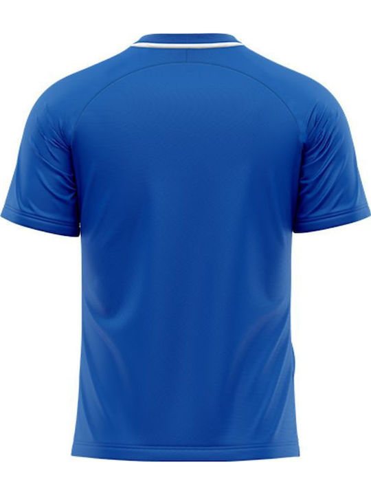 Sportliches T-Shirt Weiß/Blau