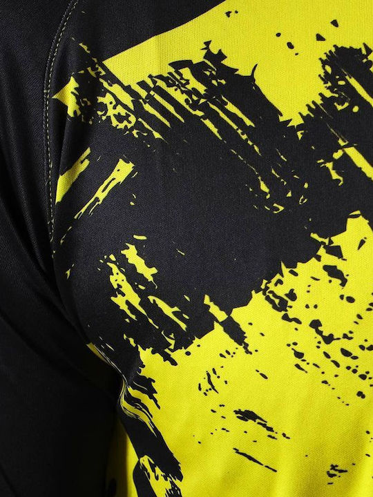Athletic T-shirt Black/neon Yellow