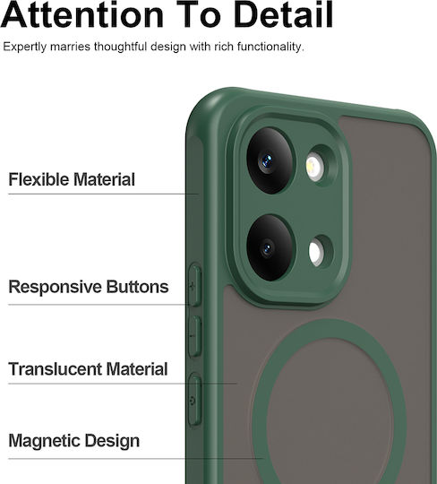 Techsuit Back Cover Πλαστικό Πράσινο (Poco X8 Pro Max)