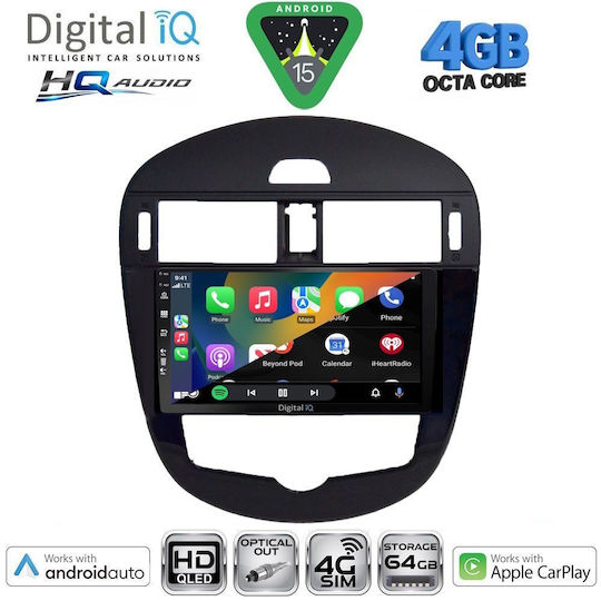 Digital IQ Ηχοσύστημα Αυτοκινήτου για Nissan Serena 2016-2022 (Bluetooth/USB/WiFi/GPS/Apple-Carplay/Android-Auto) με Οθόνη Αφής 10"
