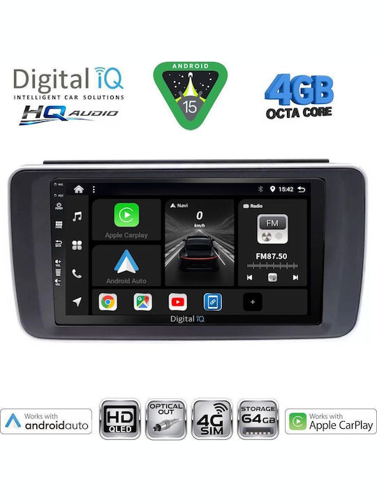 Digital IQ Car Audio System for Nissan Serena 2016-2022 Bluetooth USB WiFi GPS Apple CarPlay Android Auto with 10" Touch Screen