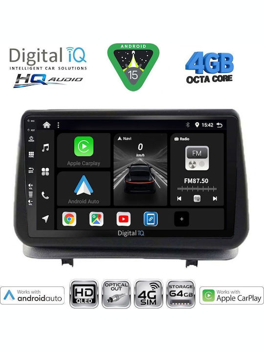 Digital IQ Car Audio System for Porsche Cayenne 2002-2011 Bluetooth USB WiFi GPS Apple CarPlay Android Auto with 9" Touch Screen