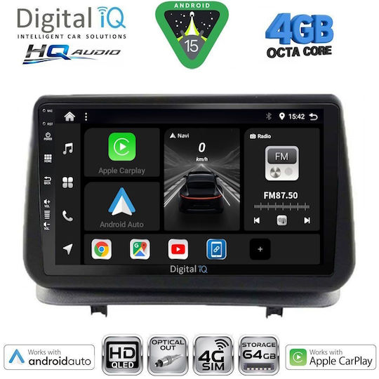 Digital IQ Ηχοσύστημα Αυτοκινήτου για Porsche Cayenne 2002-2011 (Bluetooth/USB/WiFi/GPS/Apple-Carplay/Android-Auto) με Οθόνη Αφής 9"