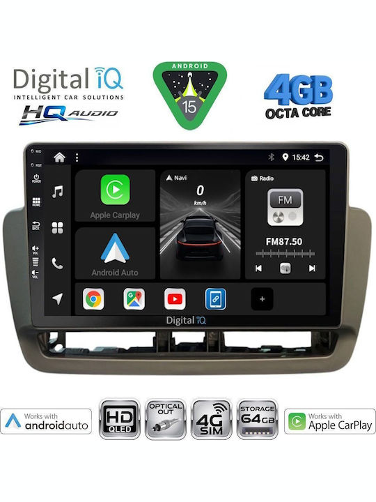 Digital IQ Car Audio System for Seat Ateca 2017 (Bluetooth/USB/WiFi/GPS/Apple CarPlay/Android Auto) with 9" Touch Screen
