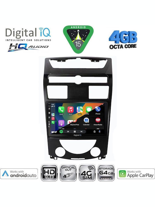 Digital IQ Car Audio System for Ssangyong Rexton 2006-2015 Bluetooth USB WiFi GPS Apple CarPlay Android Auto with 10" Touch Screen