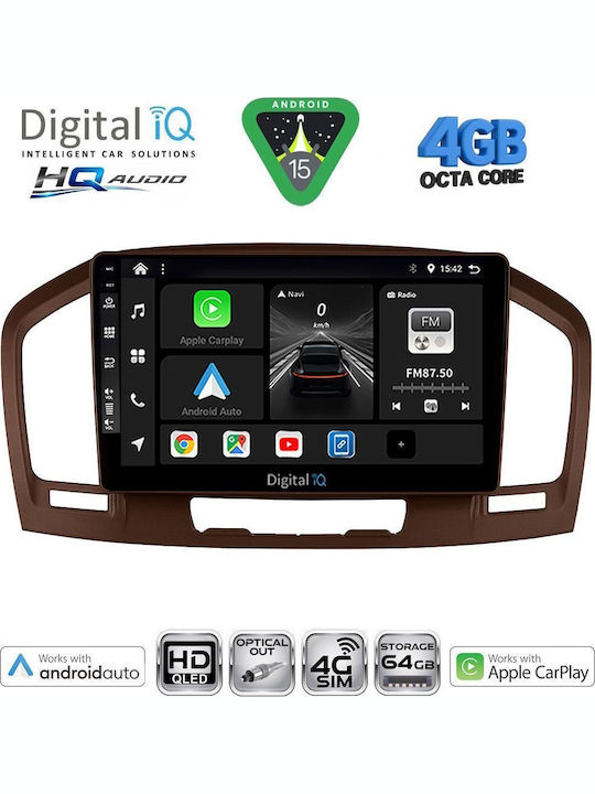 Digital IQ Auto-Audiosysteme Für Opel Crossland / Grandland 2017 Mit Touchscreen 9" Bluetooth USB WiFi GPS Apple CarPlay Android Auto