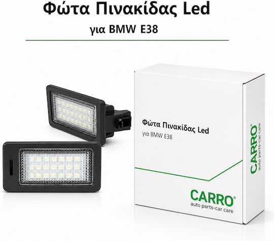 License Plate Lights Led for BMW Series 7 2pcs