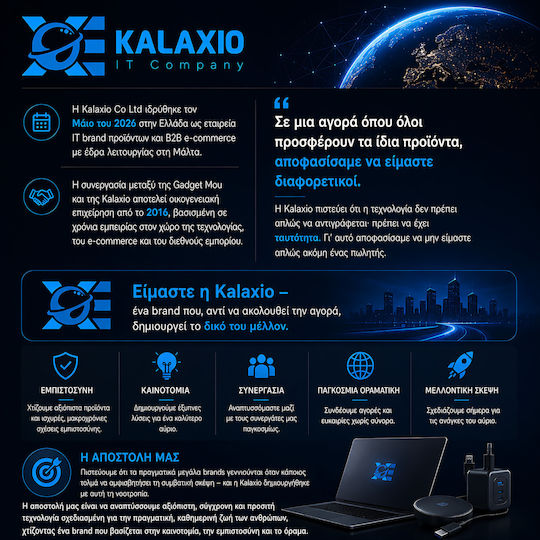 Kalaxio M5 MP3 Player (32GB) Μπλε