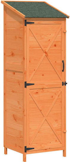 Wooden Garden Shed M0.595xW0.56xH1.765m