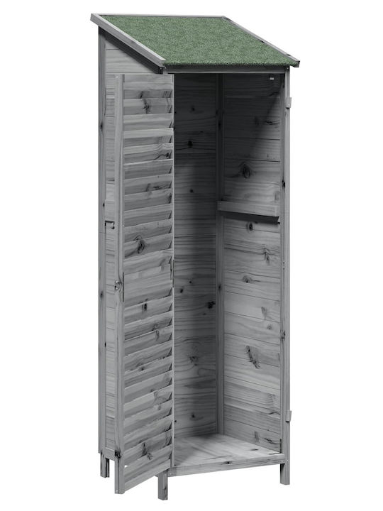 Wooden Garden Shed M0.59xW0.56xH1.76m