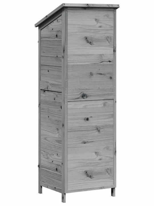 Wooden Garden Shed M0.59xW0.56xH1.76m
