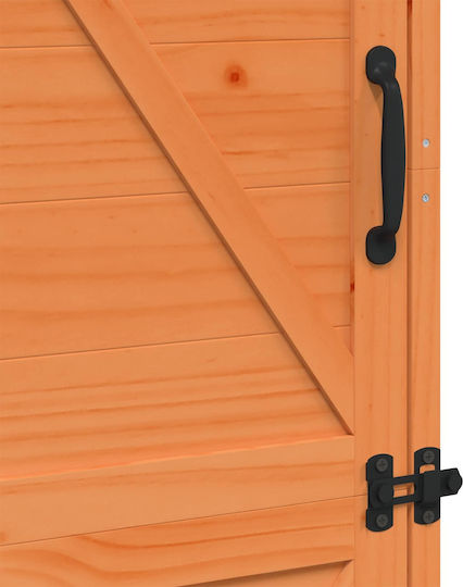 Wooden Garden Shed M0.595xW0.56xH1.765m