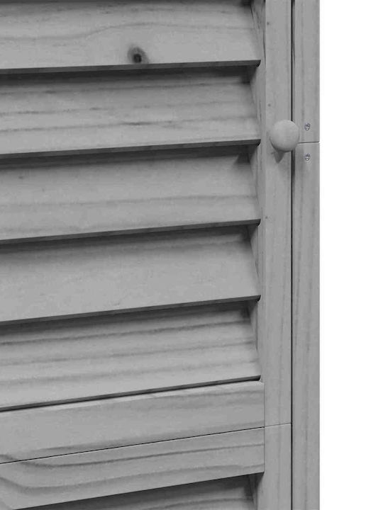 Wooden Garden Shed M0.59xW0.56xH1.76m