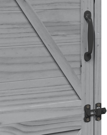 Wooden Garden Shed Length 0.595m Width 0.56m Height 1.765m