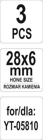 Ersatzsteine Honing Werkzeug 1-1/8" Yt-05815 Yato