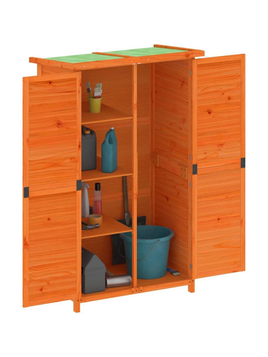 Wooden Garden Shed L0.83xW0.57xH1.4m