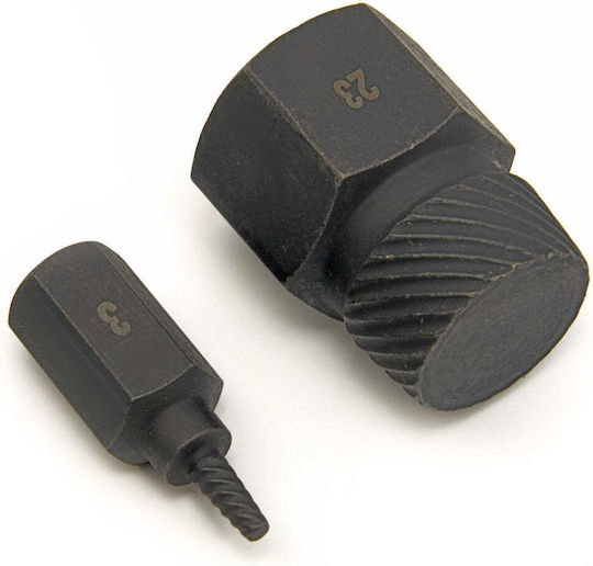Set Broken-Damaged Screw Extractors 25 Pieces Hbm