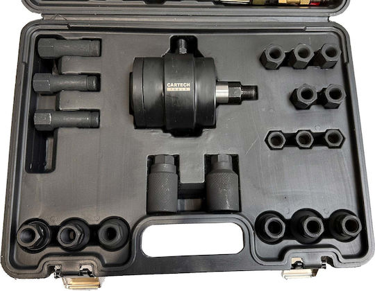 Extractor Injectoare Cu Impact Pneumatic 1000nm Set 21 Bucăți Gebo Tools