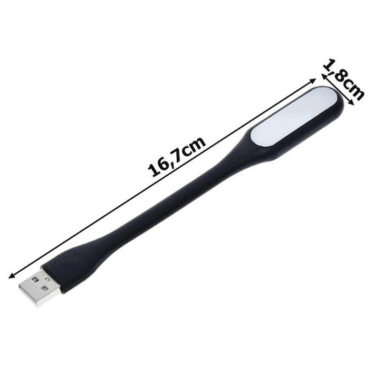 Mini Flexible Led Lampe 1.2w Usb Betrieben Tragbare Schwarze 16 Cm