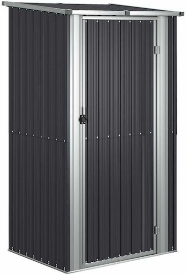 Metallic Garden Shed Galvanized Anthracite L1.185xW0.97xH2.095m