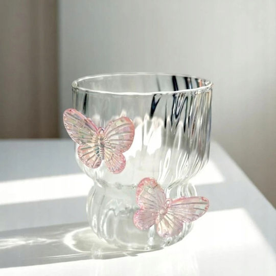 ecarla Coffee/Freddo Glass in Pink Colour 260ml