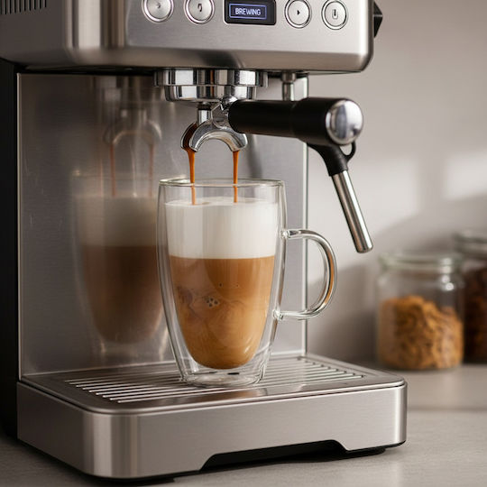 Orion Set Brillen Kaffee/Freddo Cocktail/Trinken aus Glas 430ml 4 Stück