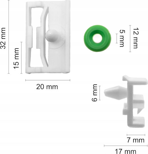 Clip și Tufișuri BMW E36 E46 E90 Ornamente Prag Ușă