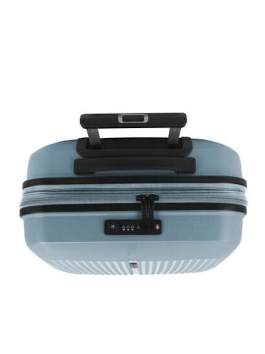 Gabol Brouklyn Cabin Hard Suitcase Light Blue Height 55cm